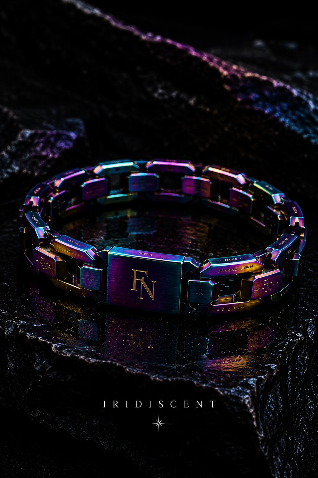 FN Hardware — pulseras FVRZAN en tres acabados