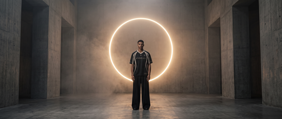 Campaña Blinding Hope de FVRZAN, modelos bajo el eclipse